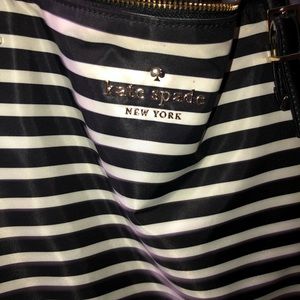 Kate spade striped handbag